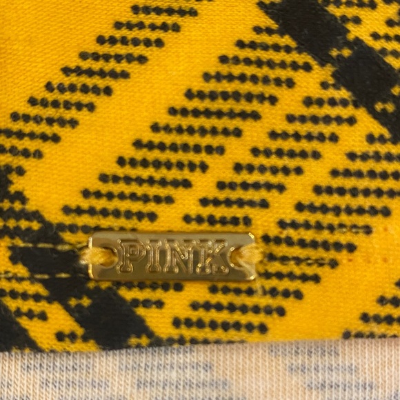 PINK Victoria's Secret Yellow Plaid Crop Top - Picture 5 of 6